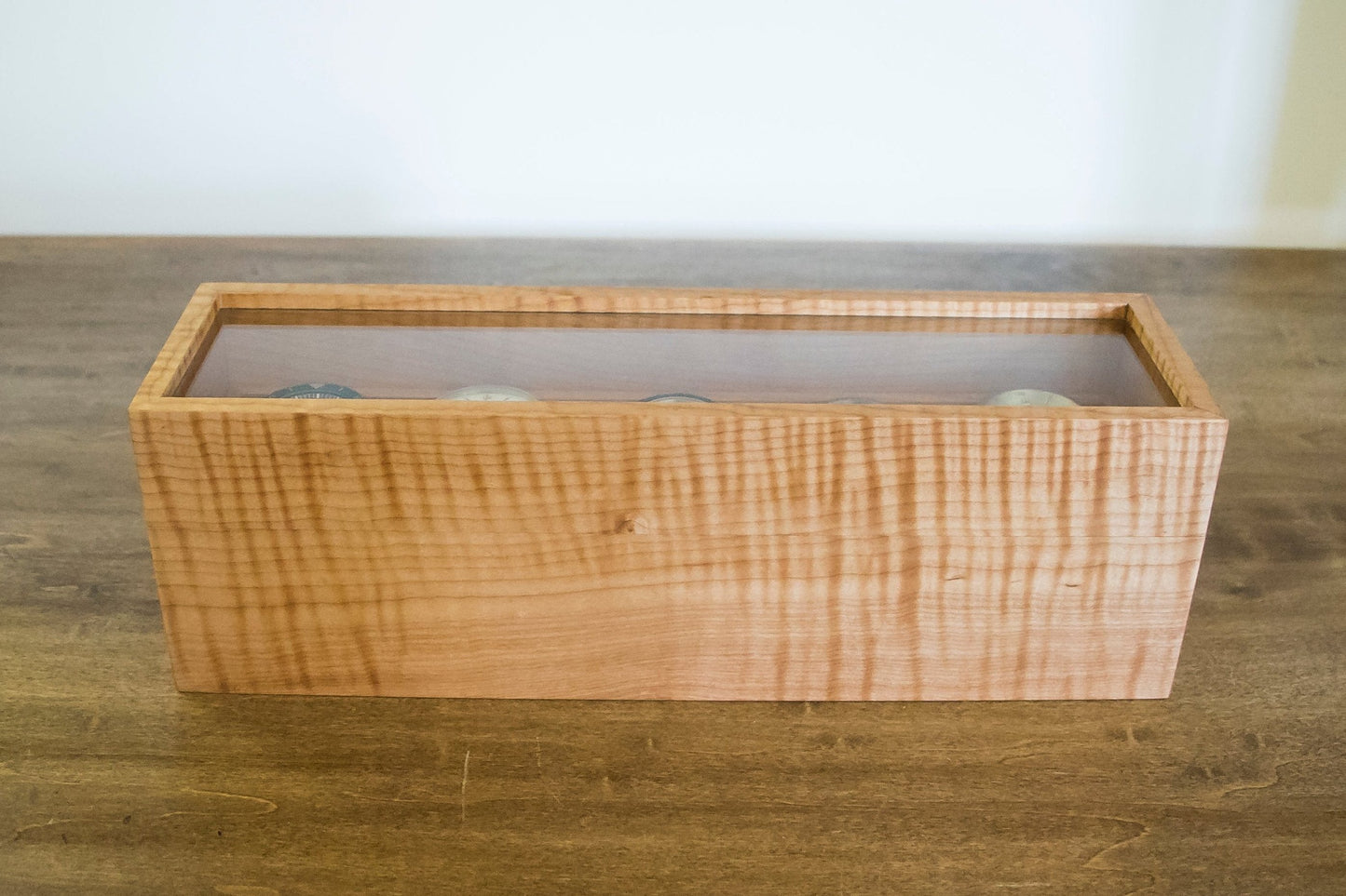 Customized 5 Slot Wood Watch Case